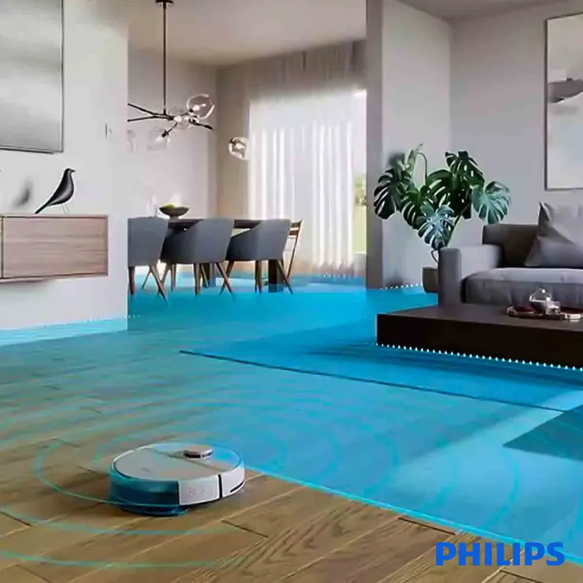 ویژگی‌های جارو رباتیک XU7100 فیلیپس هوشمند